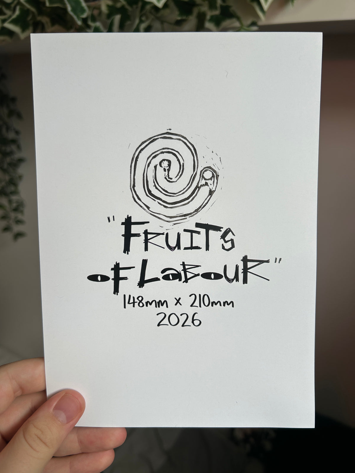 'Fruits of Labour' Print